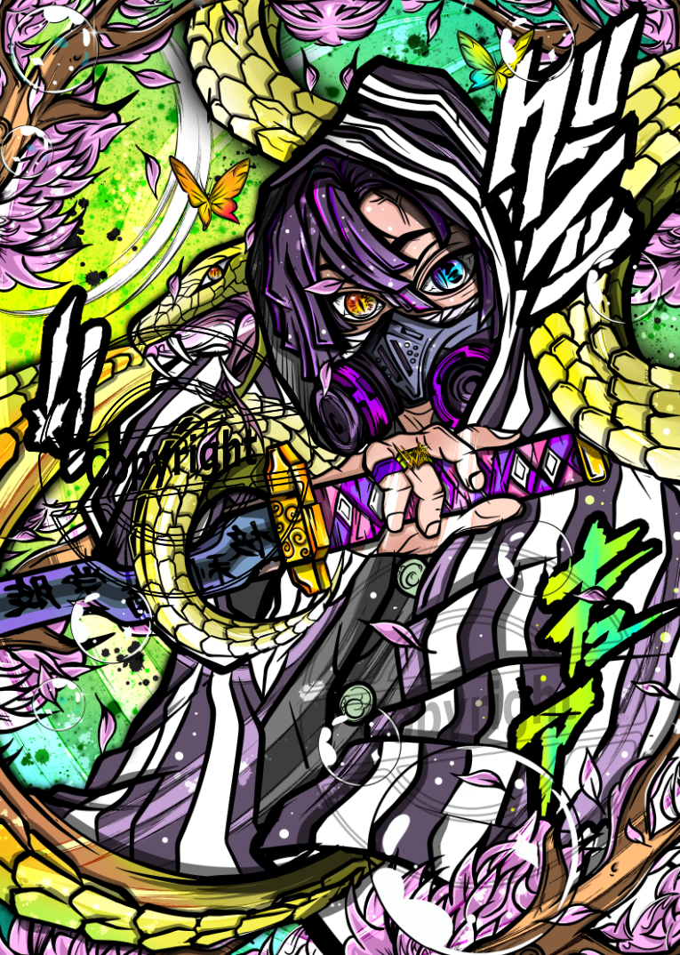 Décoration Mural Démon slayer 2